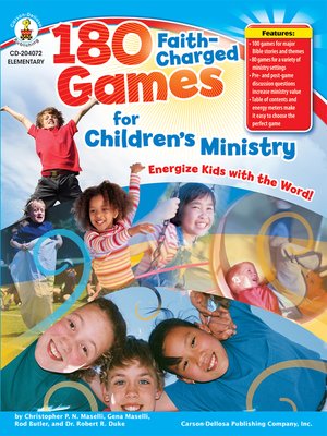 cover image of 180 Faith-Charged Games for Children's Ministry